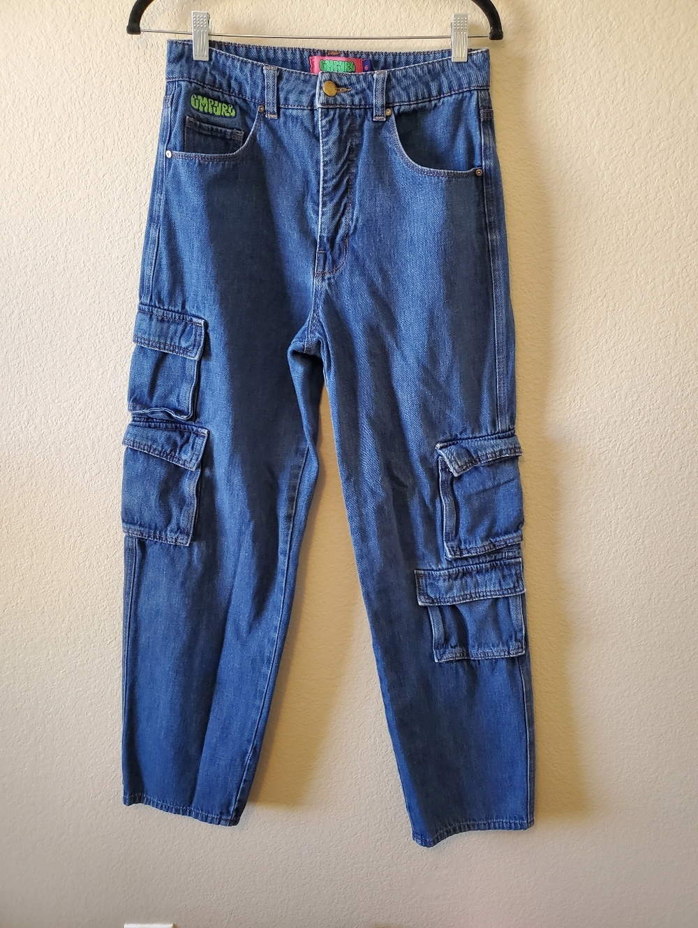 Empyre Tori Cargo Skate Wide Leg Jeans Y2K  Streetwear